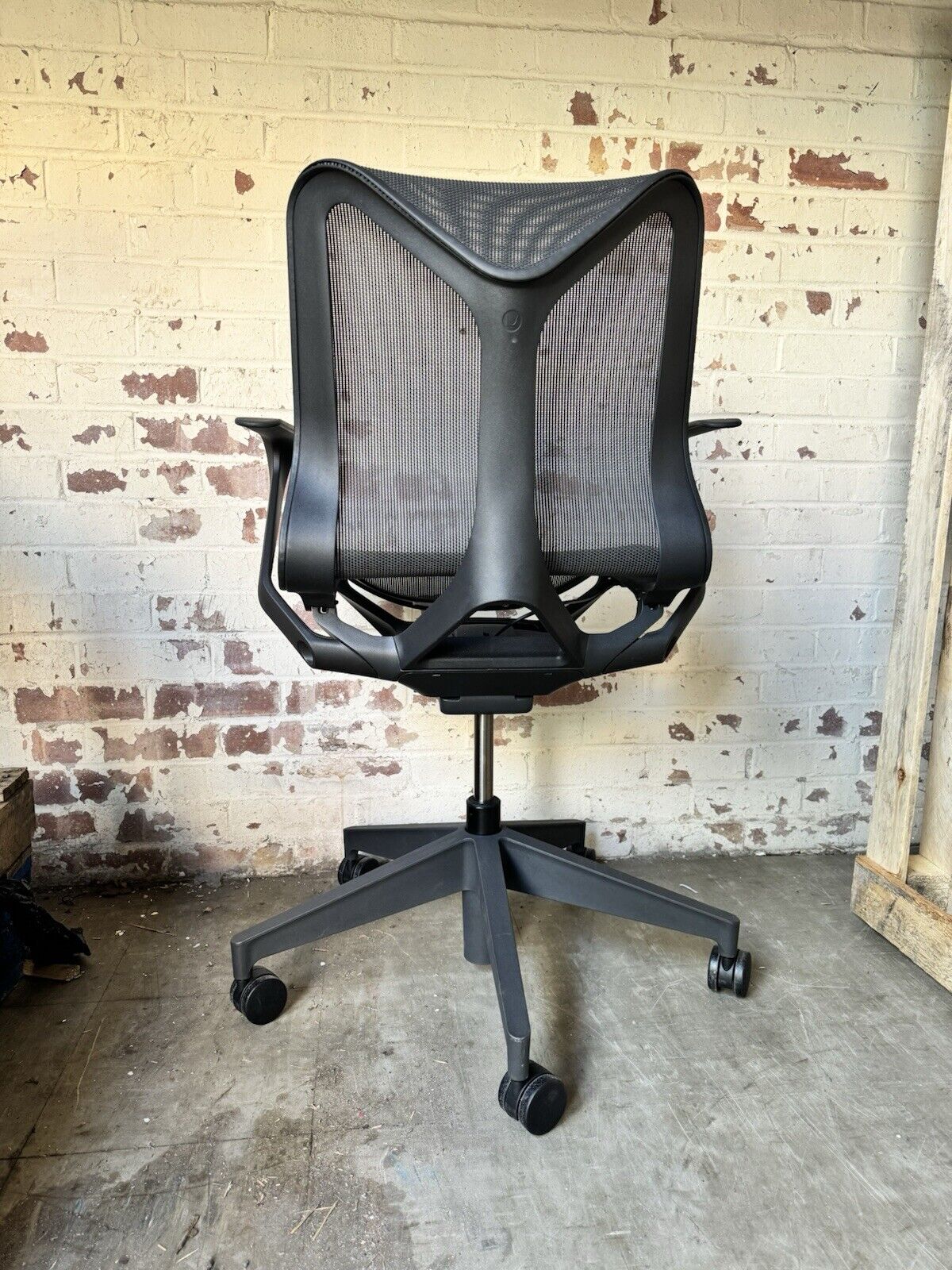 Herman Miller Cosm Low Back Office Chair - Graphite Mesh On Graphite Frame