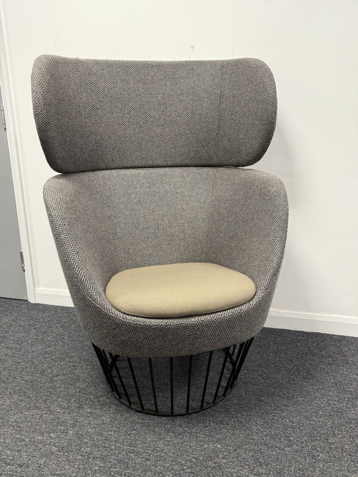 ConnectionSDX High Dixi Club High Back Cage Lounge chair
