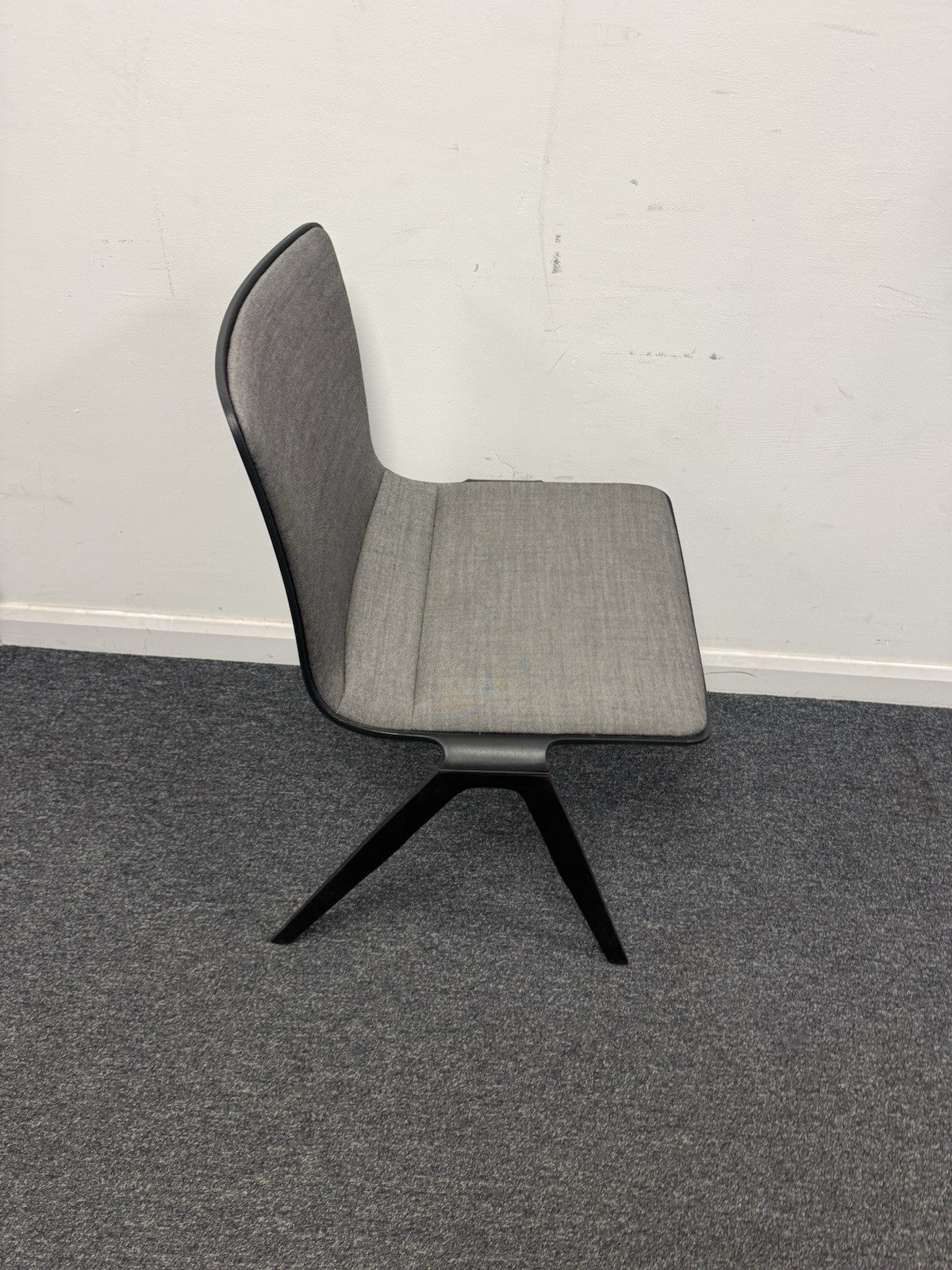 πͺ Brunner A-Chair β Modern Designer Chair β Grey Upholstered β Black Frame
