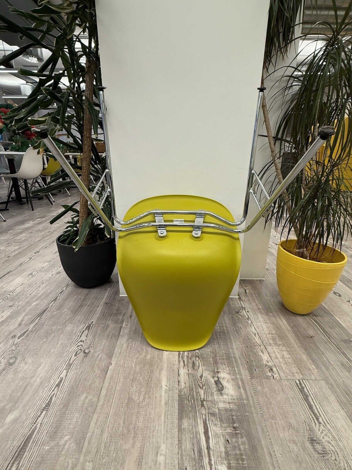 Eames Plastic Side Chair DSS in Mustard 729 Model