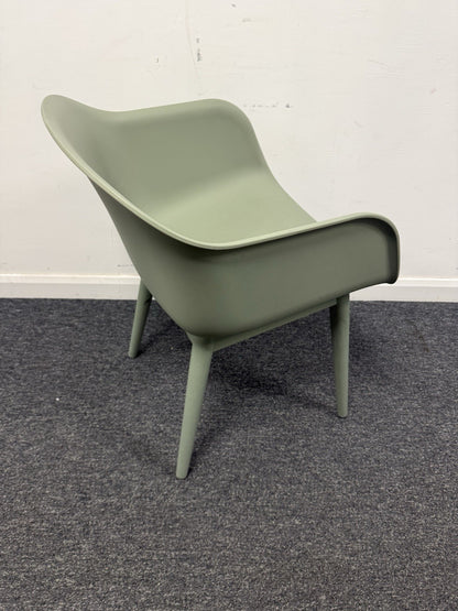 Muuto Visu Lounge Chair – Green – Scandinavian Design Muted Green Tone