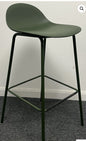 Allermuir Kin 502 Low Back Stool – Seattle Green PU – Modern Designer Seating