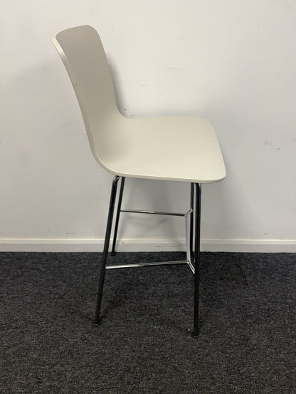 Vitra Hal Bar Stool In Warm Grey 2019 Excellent Condition Free Delivery