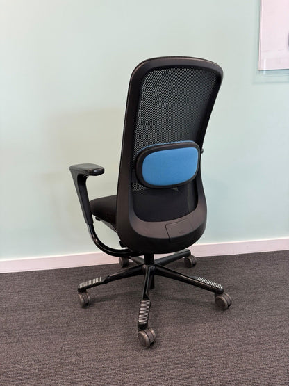 HÅG H05 8500 Ergonomic Office Chair Black Mesh Back Adjustable Task Chair