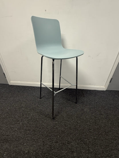 Vitra Hal Bar Stool In Ice Grey 2019 Excellent Condition