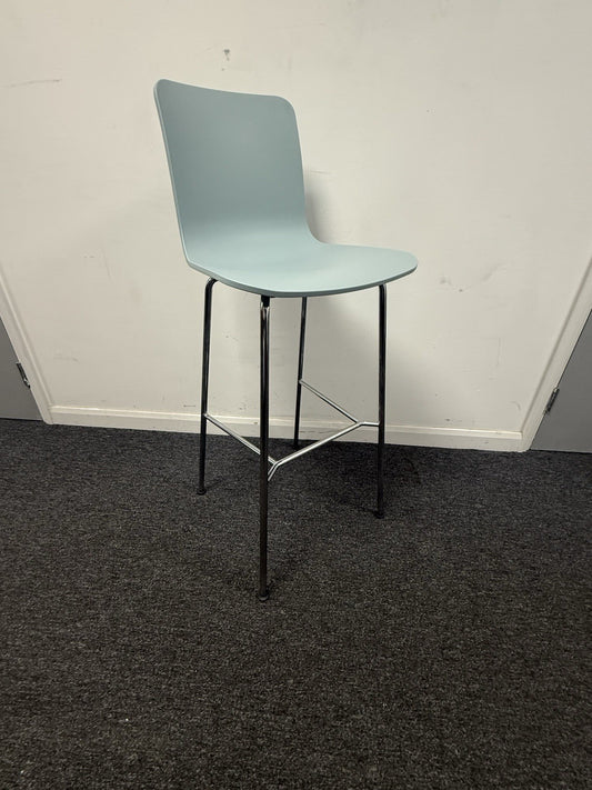 Vitra Hal Bar Stool In Ice Grey 2019 Excellent Condition
