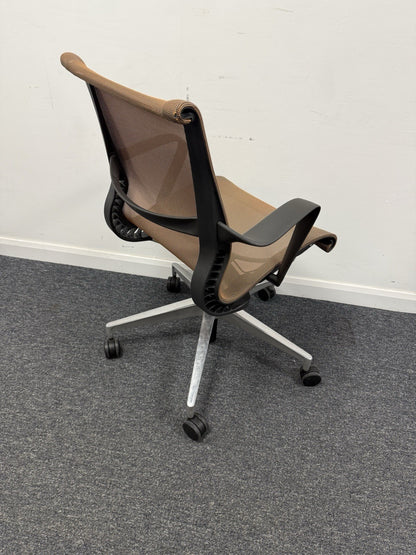 Herman Miller Setu Executive Task Chair in Hot Copper (Canyon)