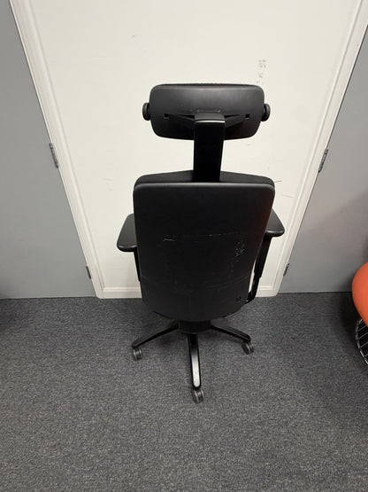 RH Logic 220 Ergo Office Chair Headrest Coccyx Seat Fully Adjustable Chair Black