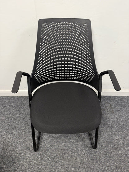 Herman Miller SAYL Cantilever Conference Chair Black Edition Designer Seating