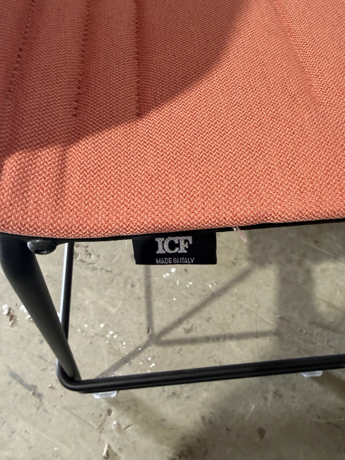 Designer ICF Stick STK Stool – Antique Pink Melange – Contemporary Seat