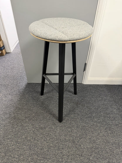 Frovi Relic High Stool Modern Designer Bar Stool Grey/Orange