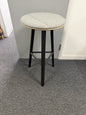 Frovi Relic High Stool Modern Designer Bar Stool Grey/Orange