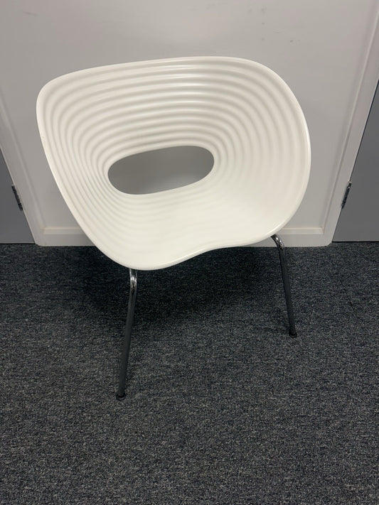 Vitra Tom Vac Chair by Ron Arad – White – Original Designer Chair