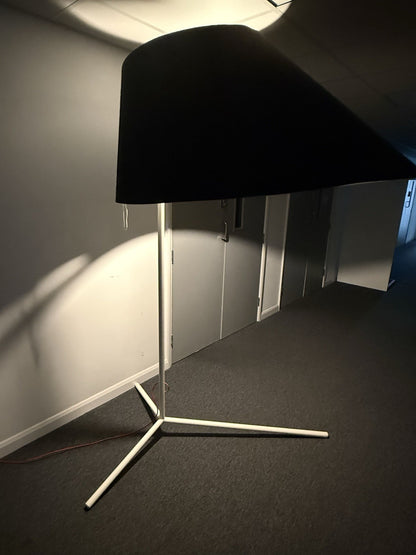 BuzziShade Standing Floor Lamp Extra Large Designer Statement Light Black Shade