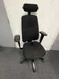 RH Logic 220 Ergo Office Chair Headrest Coccyx Seat Fully Adjustable Chair Black