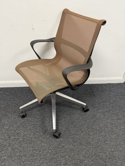 Herman Miller Setu Executive Task Chair in Hot Copper (Canyon)