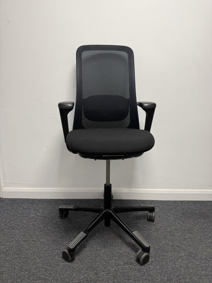 HAG H05 7500 Ergonomic Office Chair Black Mesh Back Adjustable Arms
