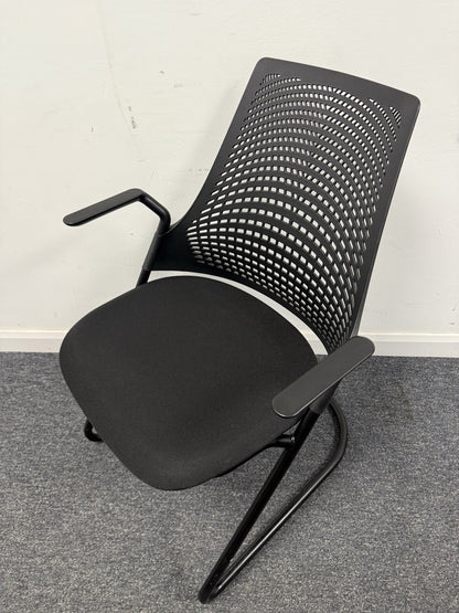Herman Miller SAYL Cantilever Conference Chair Black Edition Designer Seating