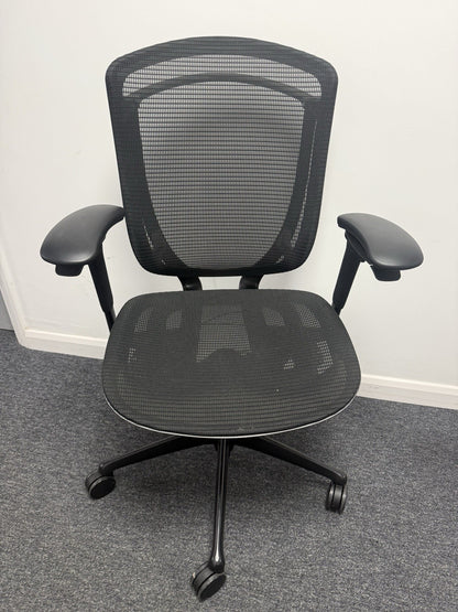 ⭐️ Okamura Contessa Ergonomic Office Chair – Black Mesh – Excellent Condition ⭐️