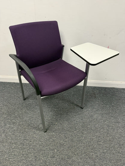 Connection Training Chair with Integrated Laptop Table – Compact & Versatile