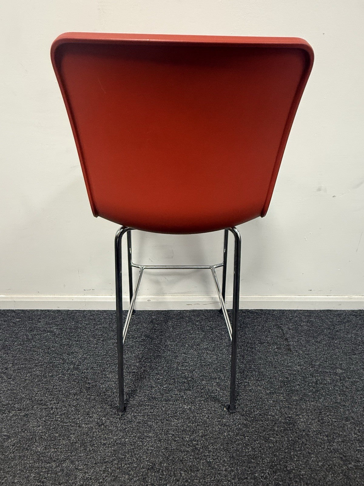 Vitra Hal Bar Stool In Brick Red 2019 Excellent Used Condition