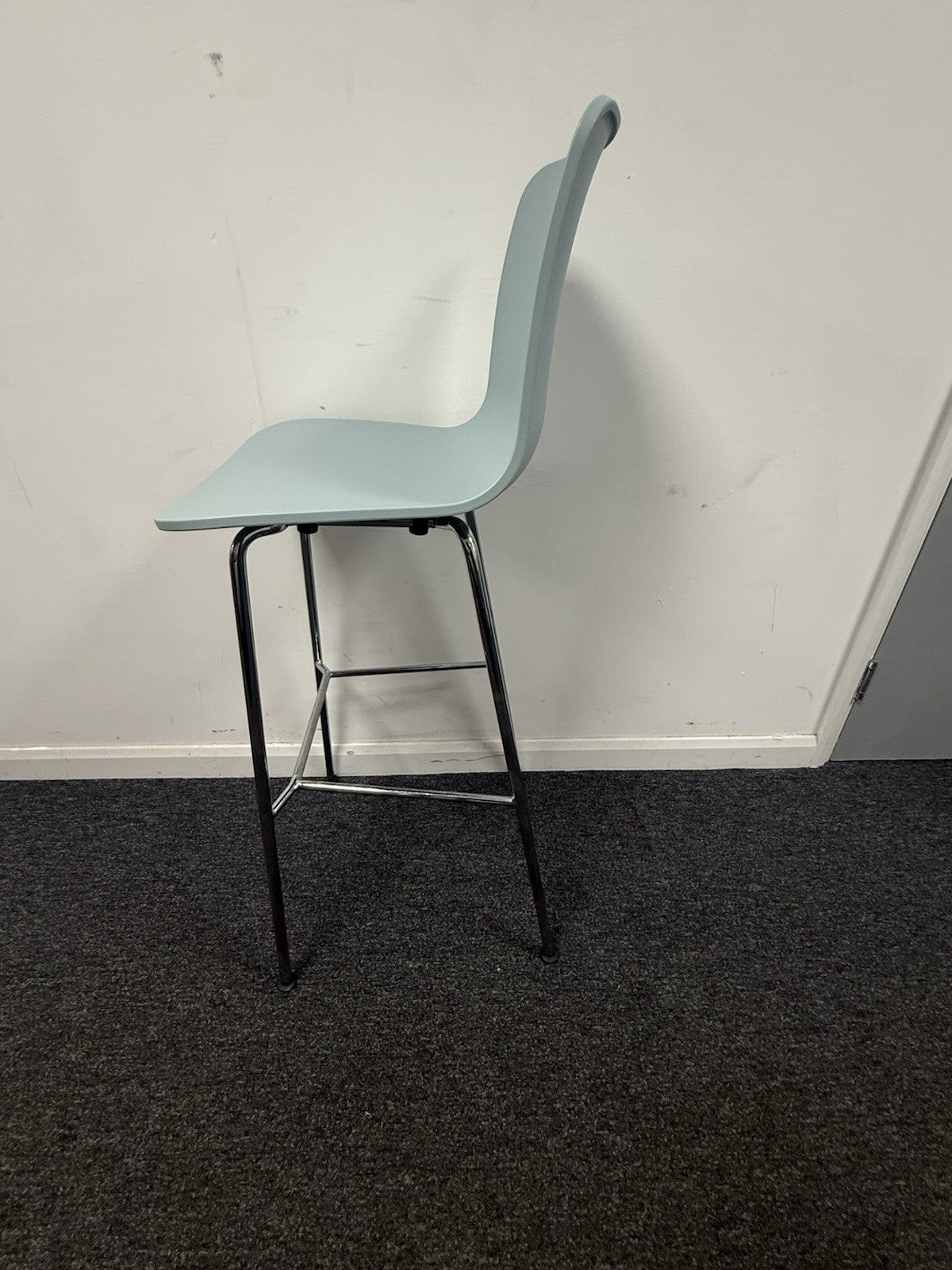 Vitra Hal Bar Stool In Ice Grey 2019 Excellent Condition