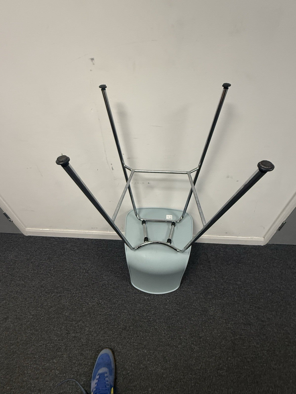 Vitra Hal Bar Stool In Ice Grey 2019 Excellent Condition