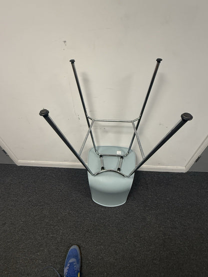 Vitra Hal Bar Stool In Ice Grey 2019 Excellent Condition