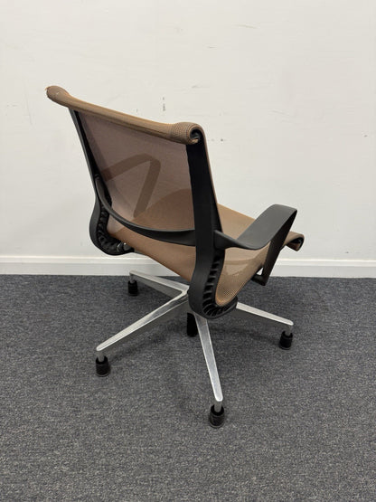 Herman Miller Setu Executive Task Chair in Hot Copper (Canyon)