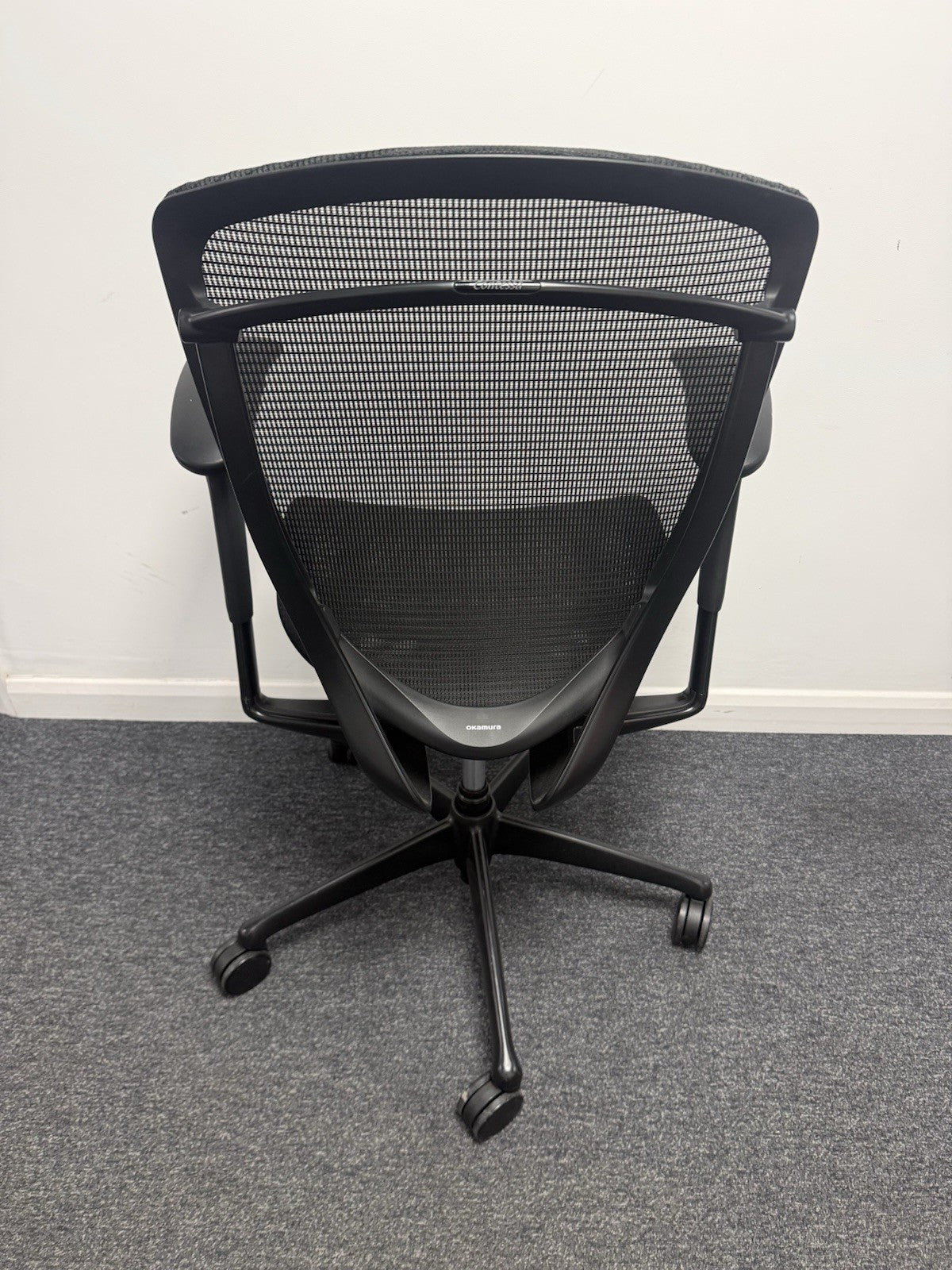 ⭐️ Okamura Contessa Ergonomic Office Chair – Black Mesh – Excellent Condition ⭐️