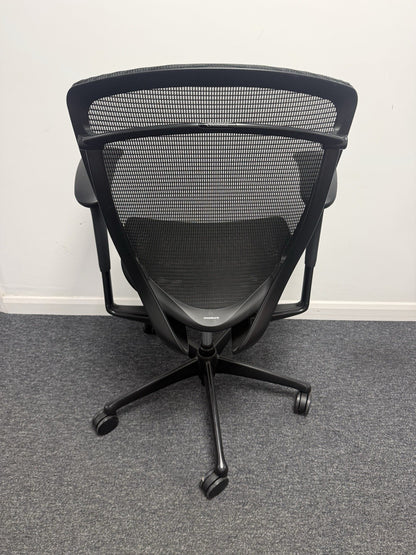 ⭐️ Okamura Contessa Ergonomic Office Chair – Black Mesh – Excellent Condition ⭐️