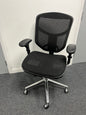 Ergohuman Ergonomic Office Chair – Mesh Seat & Back – Fully Adjustable – Black