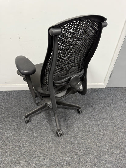 Herman Miller Celle Chair Ergonomic Design With Seat Covered.