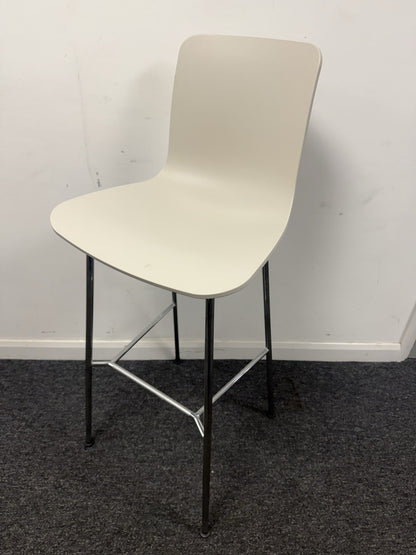 Vitra Hal Bar Stool In Warm Grey 2019 Excellent Condition Free Delivery