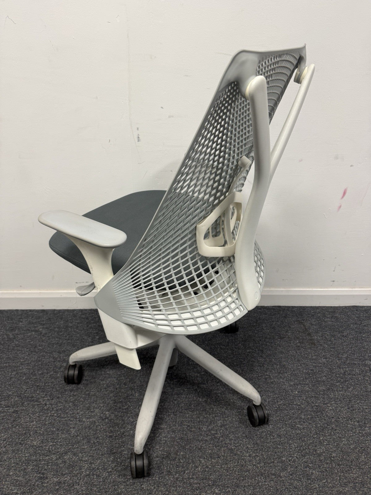 Herman Miller Sayl Ergonomic Office Chair Grey Mesh – Adjustable – Fully Working