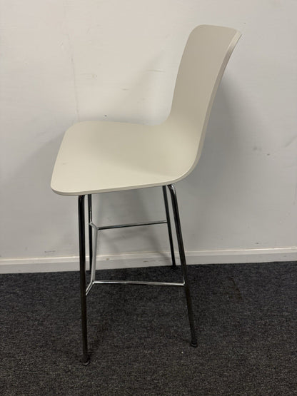 Vitra Hal Bar Stool In Warm Grey 2019 Excellent Condition Free Delivery