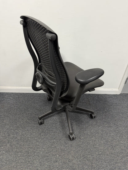 Herman Miller Celle Chair Ergonomic Design With Seat Covered.