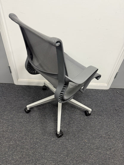 Herman Miller Setu Office Chair – Grey Mesh Ergonomic Design Excellent Condition