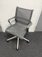 Herman Miller Setu Office Chair – Grey Mesh Ergonomic Design Excellent Condition
