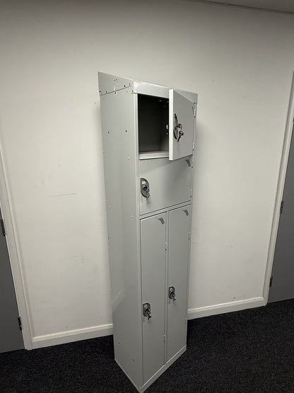 QMP multi-compartment Clean & Dirty Lockers