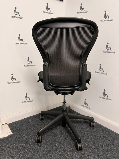 Herman Miller Aeron Classic Size B – Rear Tilt Model – Armless